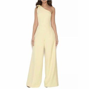 House Of CB Women’s Size Medium Courvel Pastel Lemon Yellow Jumpsuit